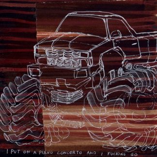 Monster Truck Magnet by Gabriela Vainsencher 