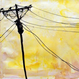 Powerlines Magnet by Gabriela Vainsencher