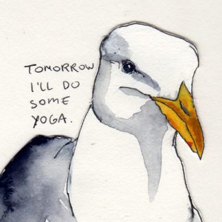 Yoga Seagull Magnet Gabriela Vainsencher