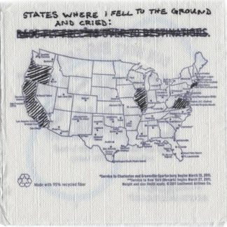 Napkins from a Plane #3 by David Rodriguez
