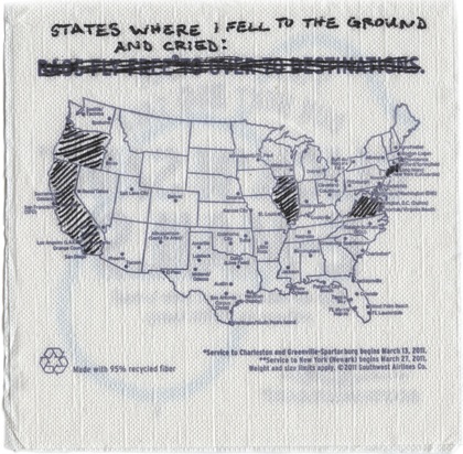 Napkins from a Plane #3 by David Rodriguez